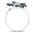 1.75 Carat Genuine Blue Sapphire .925 Sterling Silver Ring