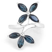 1.75 Carat Genuine Blue Sapphire .925 Sterling Silver Ring