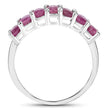 1.89 Carat Genuine Ruby .925 Sterling Silver Ring