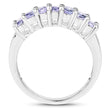 1.19 Carat Genuine Tanzanite .925 Sterling Silver Ring
