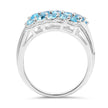 1.50 Carat Genuine Swiss Blue Topaz .925 Sterling Silver Ring
