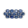 2.60 Carat Genuine Blue Sapphire .925 Sterling Silver Ring