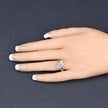 2.55 Carat Genuine Blue Topaz .925 Sterling Silver Ring