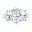 3.57 Carat Genuine  Blue Topaz .925 Sterling Silver Ring