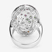 5.01 Carat Genuine Multi Stones .925 Sterling Silver Ring