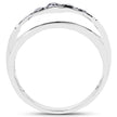 0.50 Carat Genuine Black Diamond .925 Sterling Silver Ring
