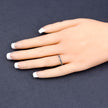 0.20 Carat Genuine Blue Diamond .925 Sterling Silver Ring