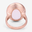15.60 Carat Genuine Rose Quartz .925 Sterling Silver Ring