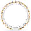 0.81 Carat Genuine Citrine .925 Sterling Silver Ring