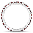 1.04 Carat Genuine Garnet .925 Sterling Silver Ring
