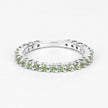 0.91 Carat Genuine Peridot .925 Sterling Silver Ring
