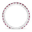 1.04 Carat Genuine Ruby .925 Sterling Silver Ring