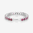 1.04 Carat Genuine Ruby .925 Sterling Silver Ring