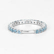 0.94 Carat Genuine Swiss Blue Topaz .925 Sterling Silver Ring