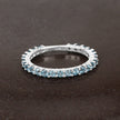0.94 Carat Genuine Swiss Blue Topaz .925 Sterling Silver Ring