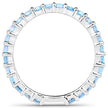 0.94 Carat Genuine Swiss Blue Topaz .925 Sterling Silver Ring