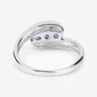 0.54 Carat Genuine Amethyst .925 Sterling Silver Ring