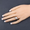 0.74 Carat Genuine Blue Topaz .925 Sterling Silver Ring