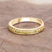 0.32 Carat Genuine Yellow Diamond 14K Yellow Gold Ring (I1-I2)