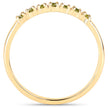 0.22 Carat Genuine Dark Yellow Diamond 14K Yellow Gold Ring (I1-I2)