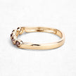 0.19 Carat Genuine Champagne Diamond 14K Yellow Gold Ring (I1-I2)