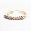 0.50 Carat Genuine Champagne Diamond 14K Yellow Gold Ring (I1-I2)