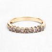 0.50 Carat Genuine Champagne Diamond 14K Yellow Gold Ring (I1-I2)