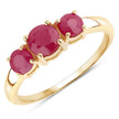 1.15 Carat Genuine Ruby 14K Yellow Gold Ring