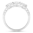 1.50 Carat Genuine Lab Grown Diamond 14K White Gold Ring