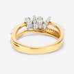 0.20 Carat Genuine White Topaz .925 Sterling Silver Ring