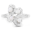 0.60 Carat Genuine Opal .925 Sterling Silver Ring