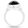 7.90 Carat Genuine Smoky Quartz .925 Sterling Silver Ring