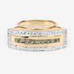 1.08 Carat Genuine Green Sapphire .925 Sterling Silver Ring