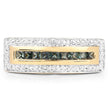 1.08 Carat Genuine Green Sapphire .925 Sterling Silver Ring