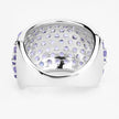 4.22 Carat Genuine Tanzanite .925 Sterling Silver Ring