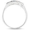 0.48 Carat Genuine Blue Diamond .925 Sterling Silver Ring