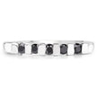 0.50 Carat Genuine Black Diamond .925 Sterling Silver Ring