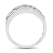 1.23 Carat Genuine Tanzanite .925 Sterling Silver Ring
