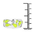 0.07 Carat Genuine White Topaz .925 Sterling Silver Ring
