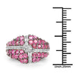 14K Yellow Gold Plated 1.70 Carat Genuine Ruby .925 Sterling Silver Ring