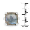 16.95 Carat Genuine Labradorite .925 Sterling Silver Ring