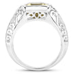 5.65 Carat Genuine Lemon Quartz .925 Sterling Silver Ring