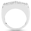 14K Yellow Gold Plated 0.19 Carat Genuine White Diamond .925 Sterling Silver Ring