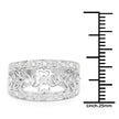 0.31 Carat Genuine White Diamond .925 Sterling Silver Ring