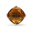 9.05 Carat Genuine Citrine .925 Sterling Silver Ring