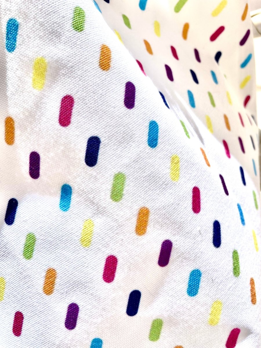 Rainbow Sprinkles Summer Weekender Tote - Custom Crafting Alliance, LLC