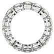 Round Cut Lab Grown Diamond Eternity Ring in 14k White Gold (6 cttw FG/VS2) - Rings - Custom Crafting Alliance, LLC
