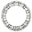 Round Cut Lab Grown Diamond Eternity Ring in 14k White Gold (6 cttw FG/VS2) - Rings - Custom Crafting Alliance, LLC