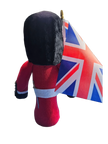 Royal Guard Gnomes - British - Inspired Handmade Tomtes with Union Jack Flags - Figurines - Custom Crafting Alliance, LLC