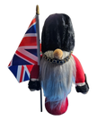 Royal Guard Gnomes - British - Inspired Handmade Tomtes with Union Jack Flags - Figurines - Custom Crafting Alliance, LLC